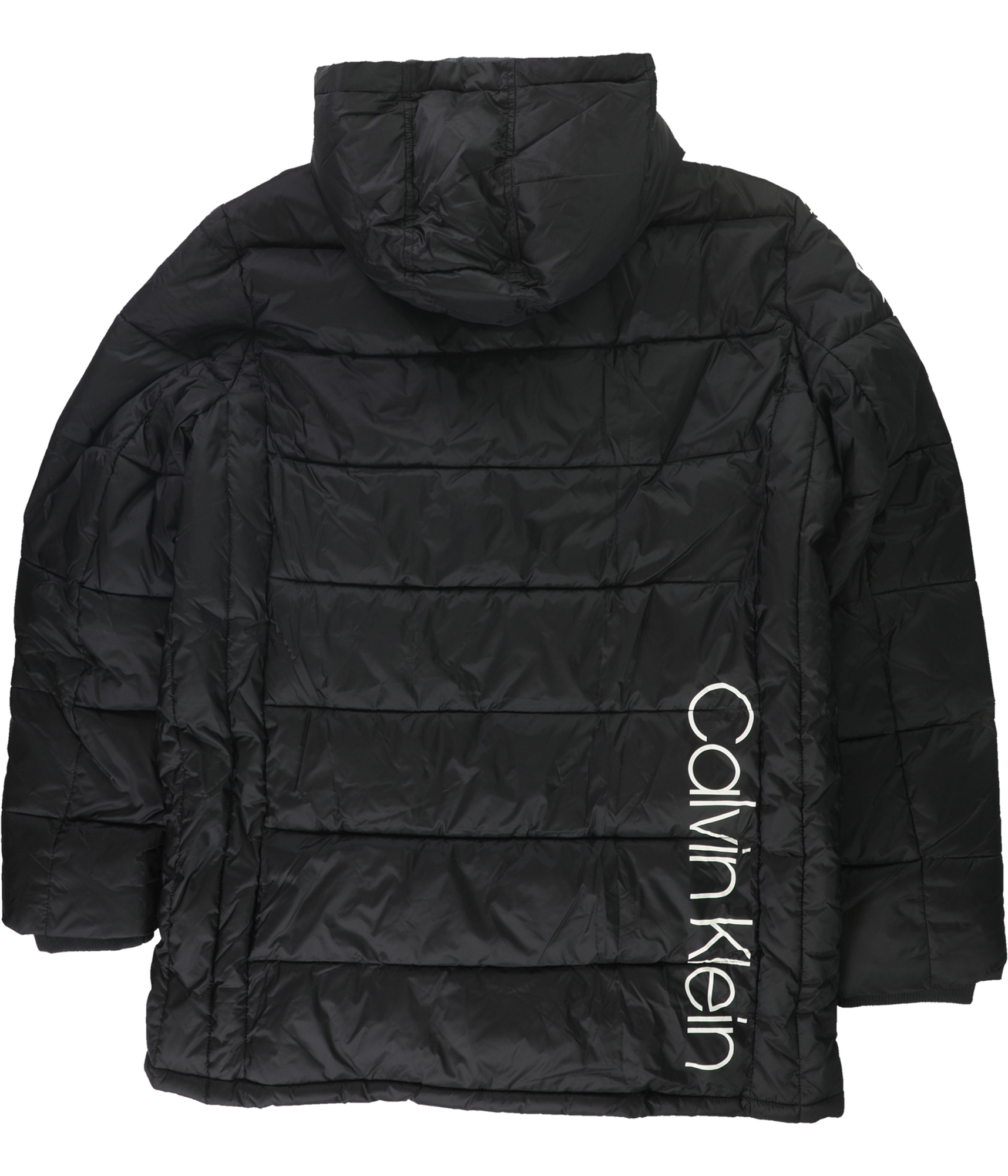 Calvin Klein Mens Winter Hooded Puffer Jacket - Picture 2 of 3