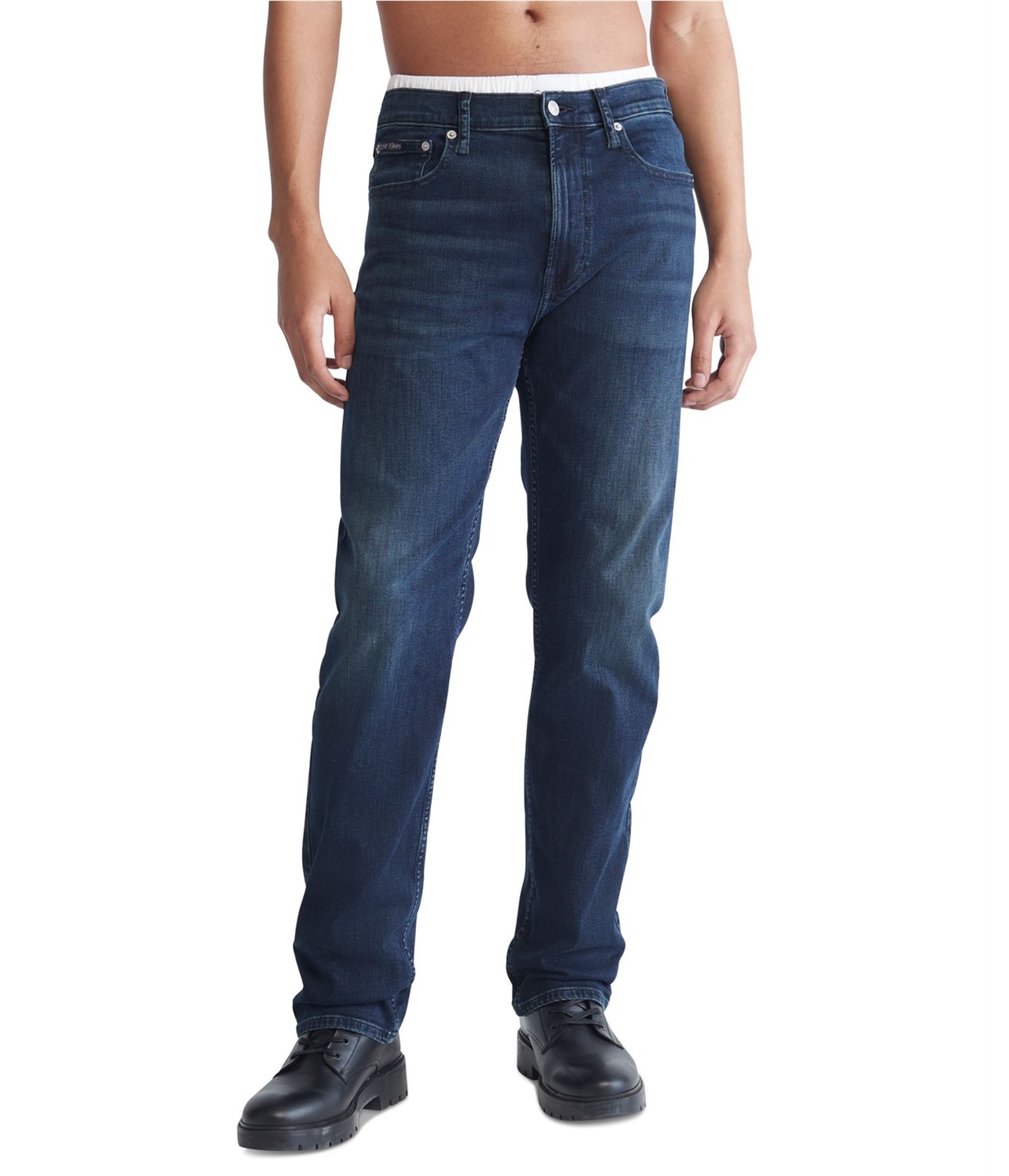 Calvin Klein Herren Standard Straight Stretch Jeans - Bild 2 von 2