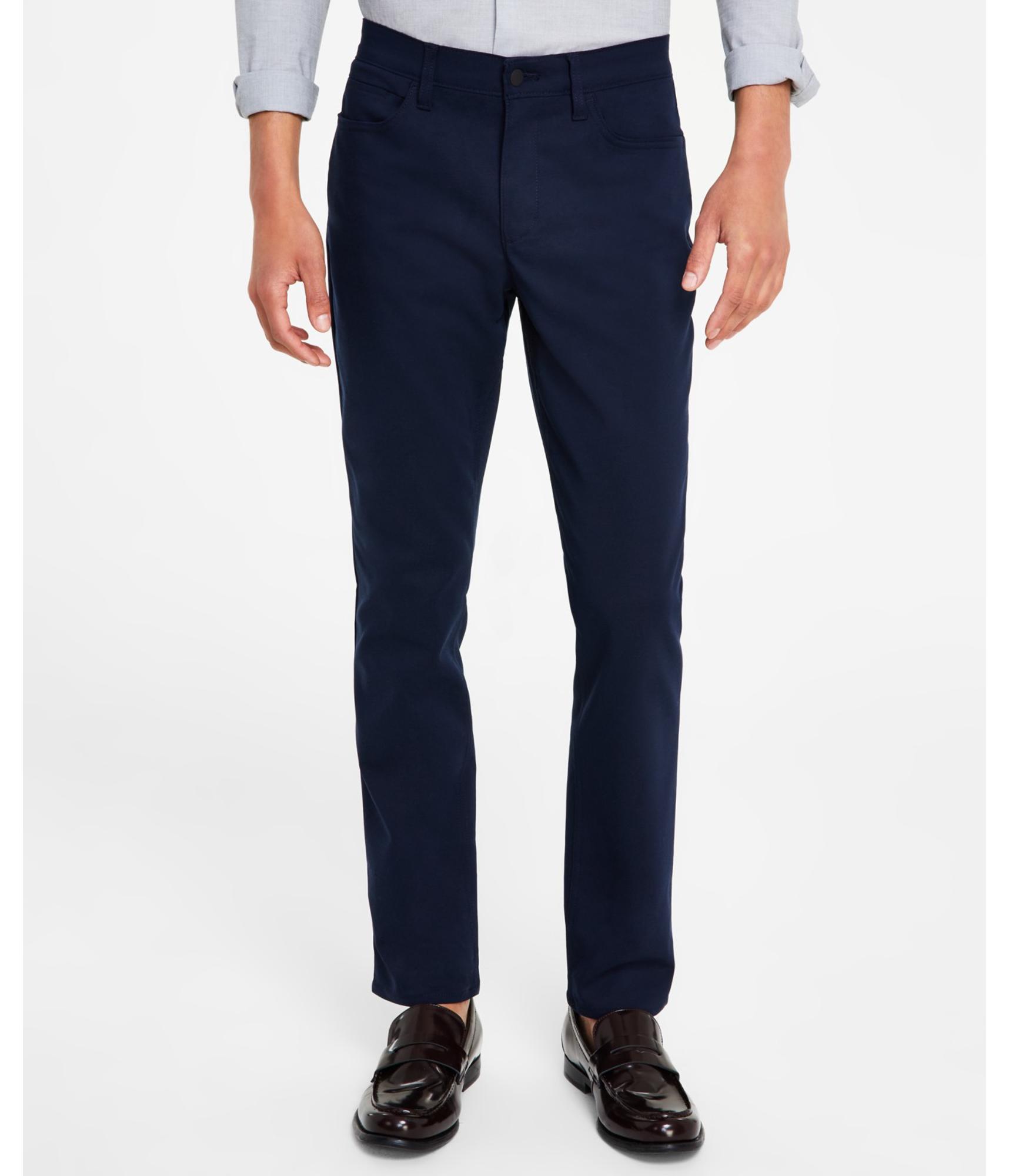Calvin Klein Mens Move 365 Slim Fit Performance Casual Trouser Pants - Picture 3 of 4