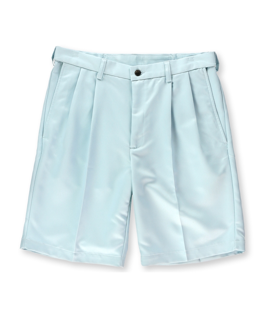 Haggar Mens Cool 18 Athletic Walking Shorts, Blue, 29