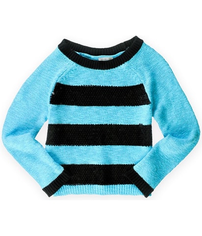 Striped Shimmer Knit Sweater