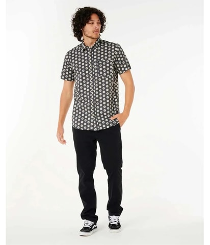 Ditsy Button Up Shirt