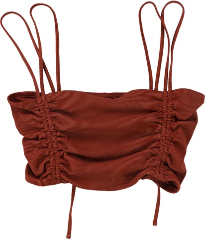 Solid Bandeau Swim Top