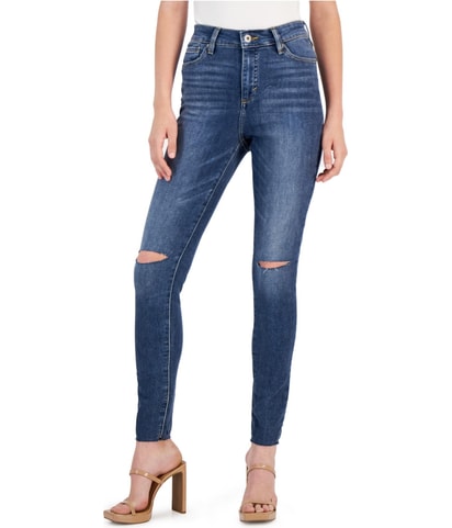 Ripped Tapered Skinny Jeans
