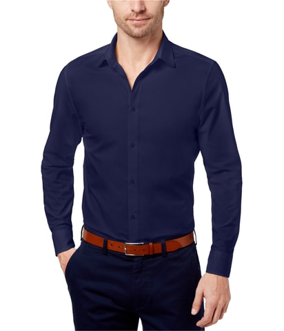 Solid Button Up Shirt
