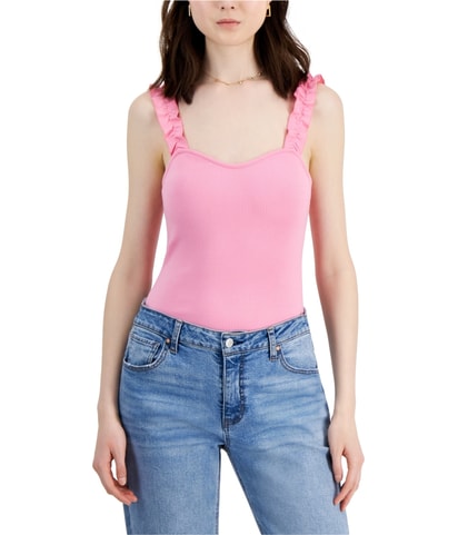 Ruffle Strap Bodysuit Bodysuit