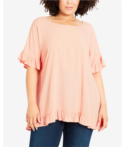 Rivka Frill Tunic Blouse