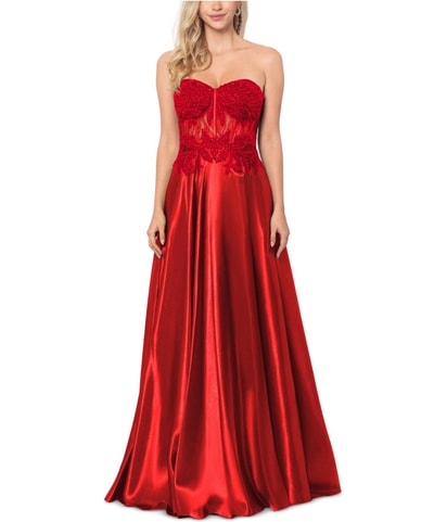 Lace Corset Gown Dress