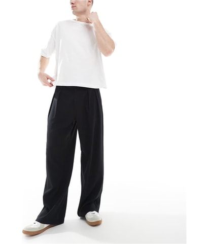 Super Baggy Pleated Wide Leg Loose Casual Pants