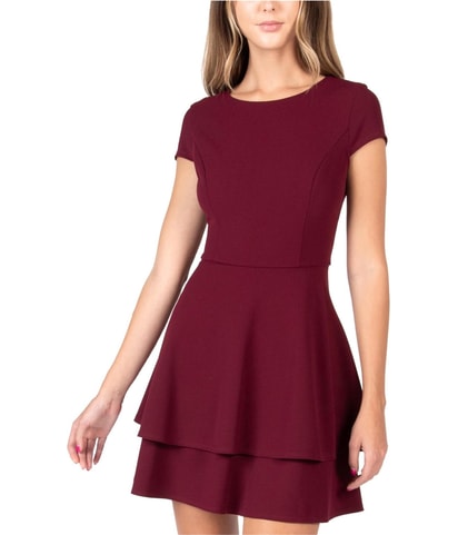Tie Back Mini Fit & Flare Dress