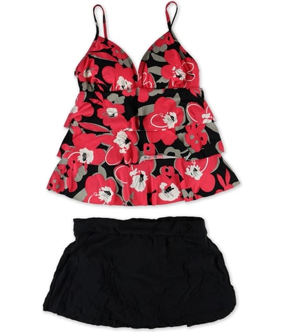 Floral Skirtini 2 Piece Tankini