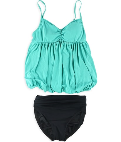Bubbles Hi Waist Brief 2 Piece Tankini