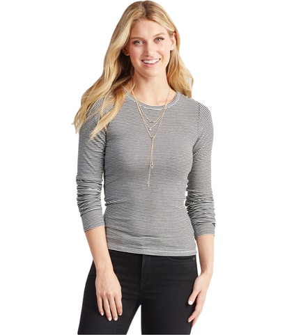 Aeropostale Striped Basic T-Shirt