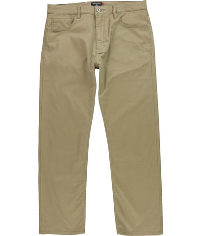 Straight-Fit Performance Straight Leg Khakis Casual Pants