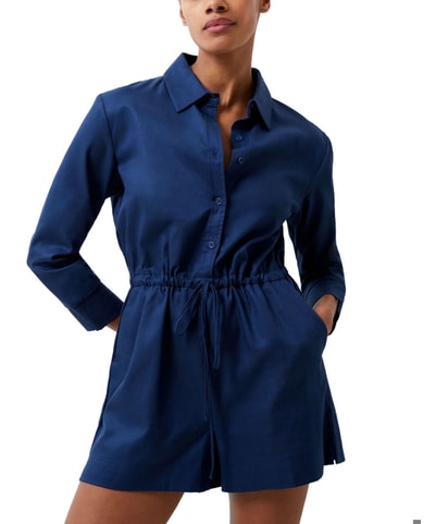 Solid Romper Jumpsuit