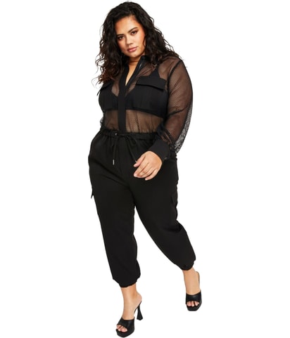 Mesh Jumpsuit