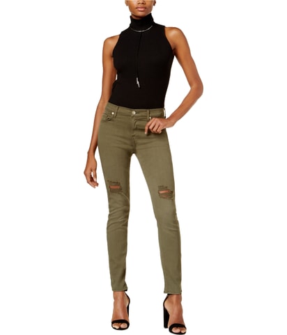 Ripped Tapered Skinny Jeans