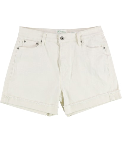 Ultra High-Rise Frayed Casual Denim Shorts