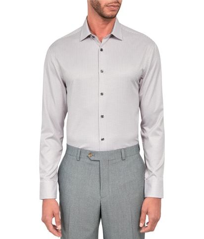 Slim Fit Performance Stretch Cooling Button Down Dress Shirt