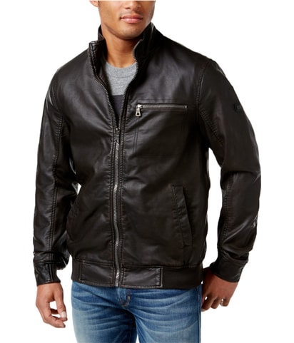 Faux Leather Motorcycle Jacket