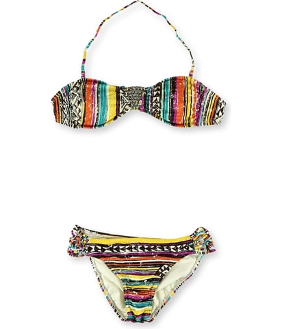 Printed Middle Gather 2 Piece Bandeau