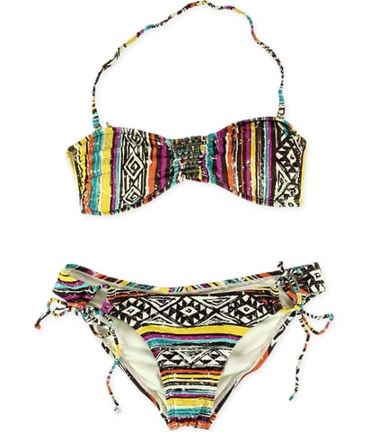 Printed Middle Gather 2 Piece Bandeau