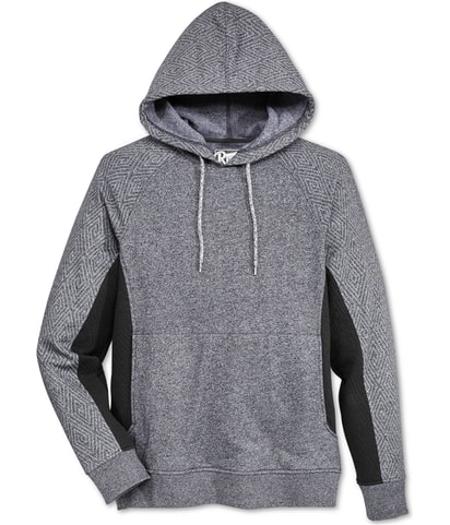 Geo-Print Hoodie Sweatshirt
