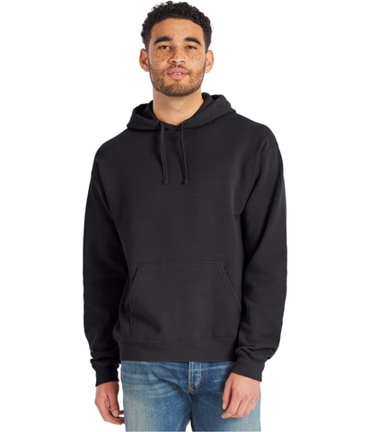 Garment Dyed Fleece Hoodie Sweatshirt