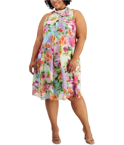 Floral A-line Dress