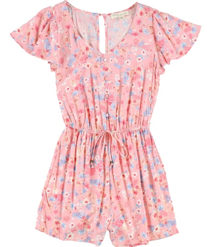 Button Neck Jumpsuit