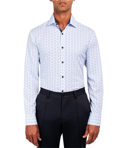 Geometric Button Down Dress Shirt