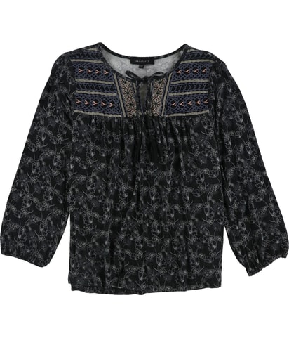Embroidered Peasant Blouse