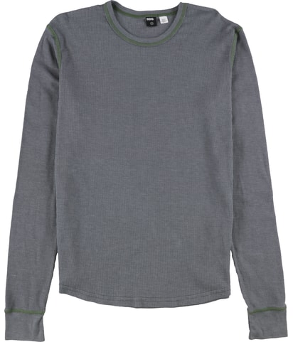 Waffle Contrast Stitch Basic T-Shirt