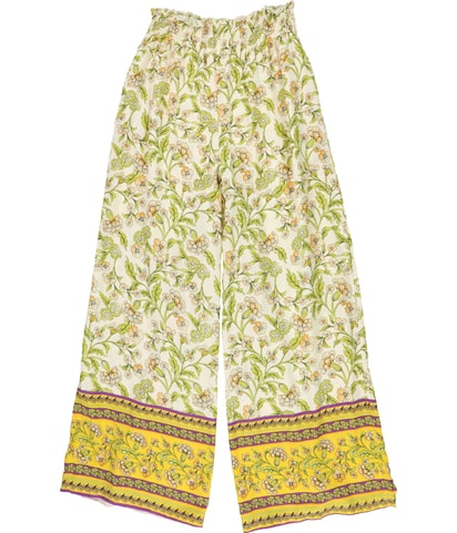 Floral Print Wide Leg Loose Lounge Casual Pants