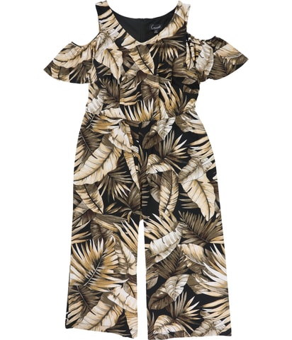 Tropical Print Jumpsuit