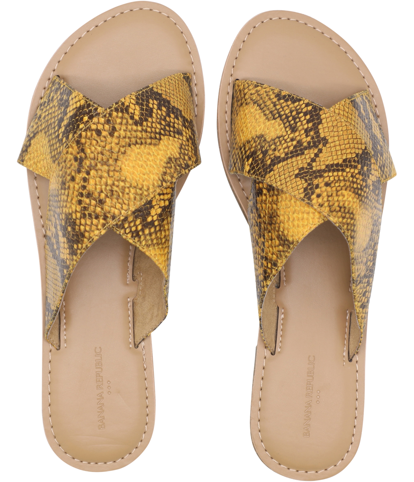 Женские сандалии со змеиным принтом Banana Republic 5190₽