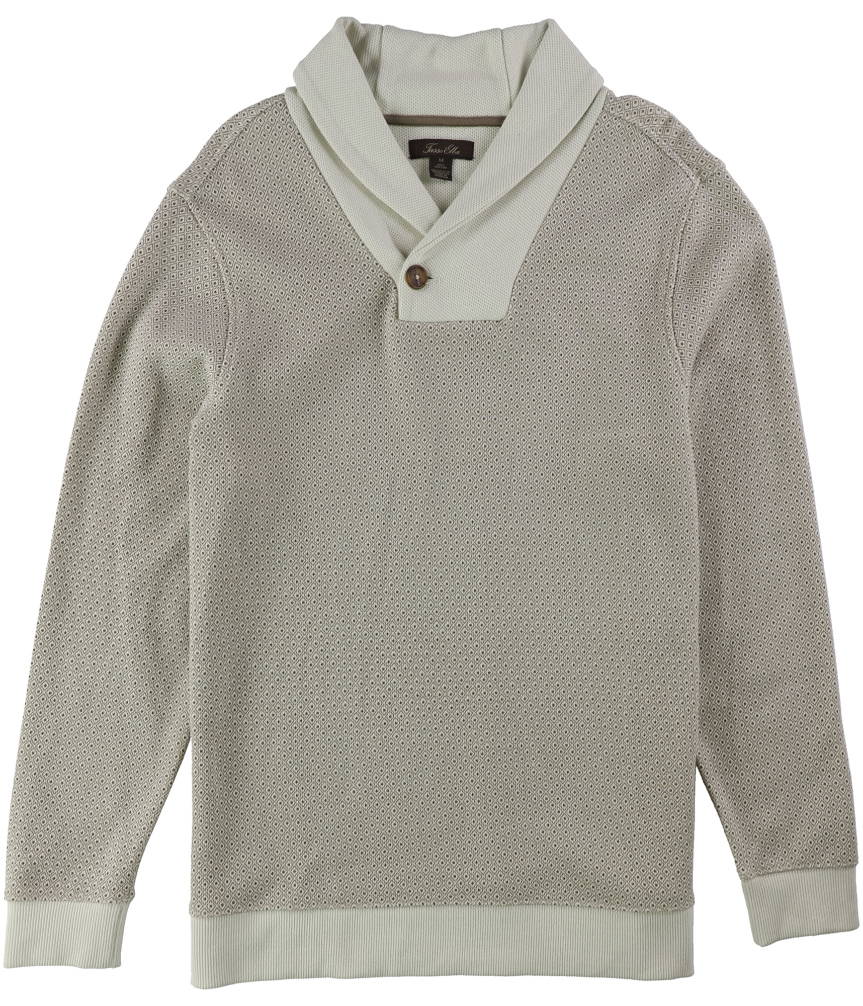 Tasso Elba Mens Shawl Collar Knit Sweater 6590₽