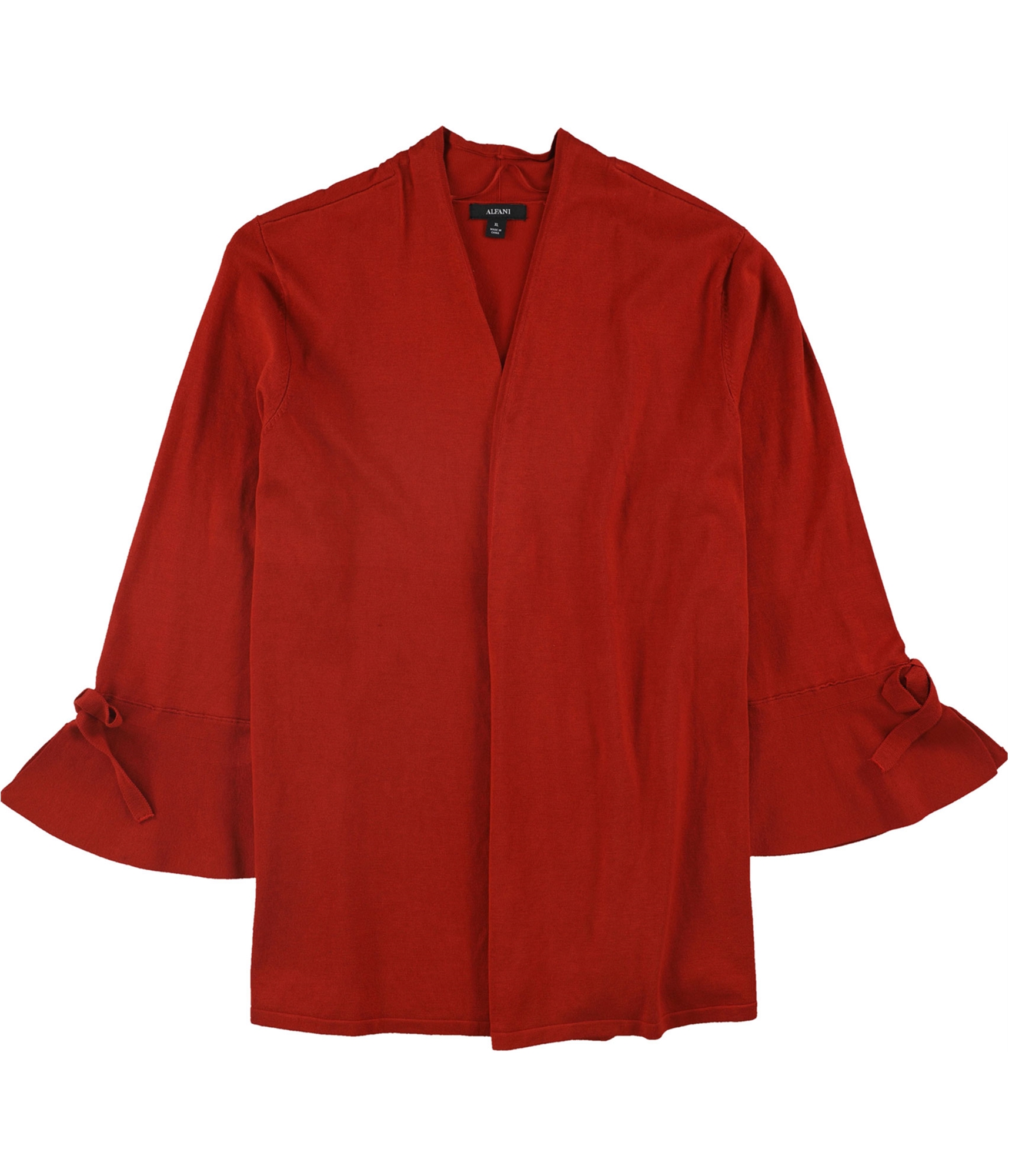Alfani Womens Tie-Sleeve Cardigan Sweater - Picture 4 of 11