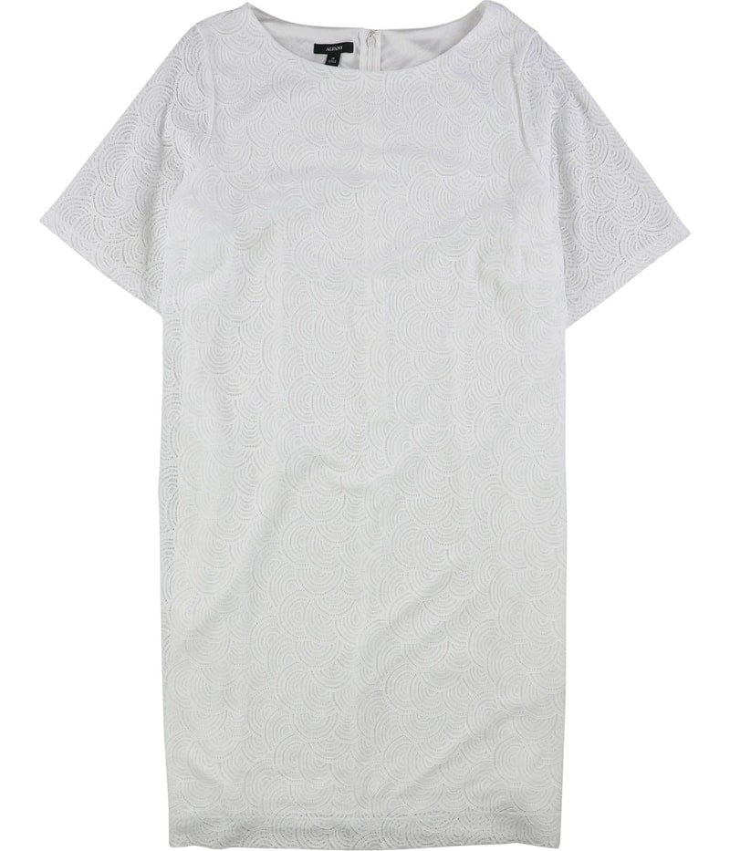 alfani white lace dress Original ALFANI Women's Bright White Lace