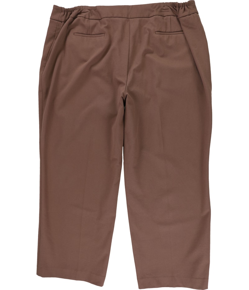 bar III Womens Solid Wide Leg Loose Dress Pants