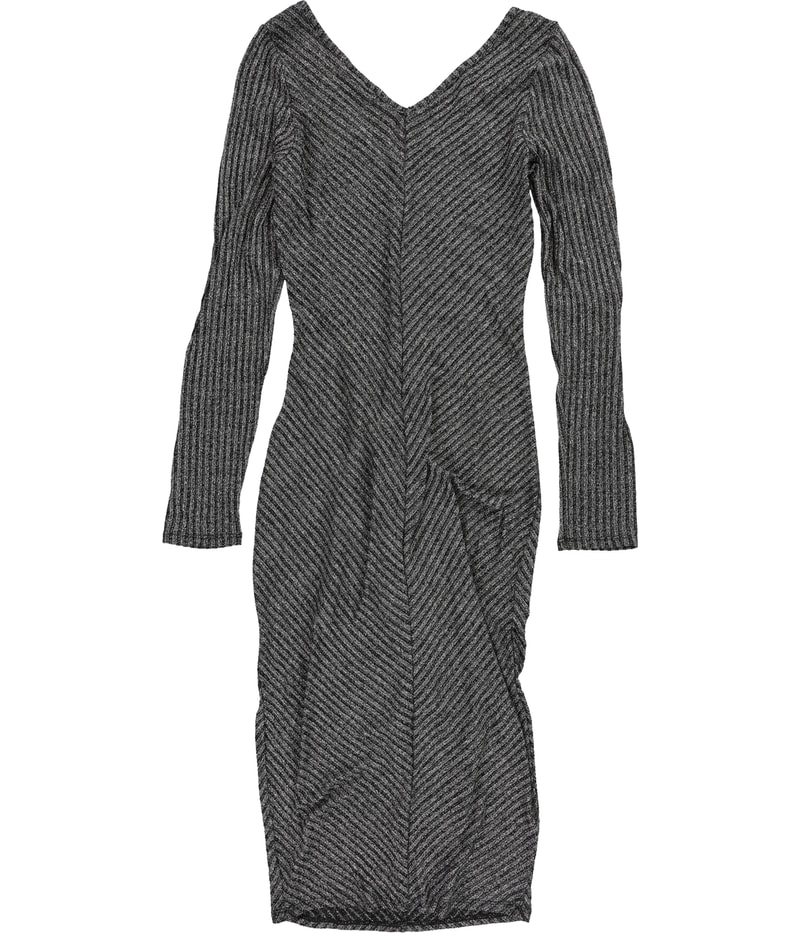 bar III Womens Ribbed Bodycon Dress