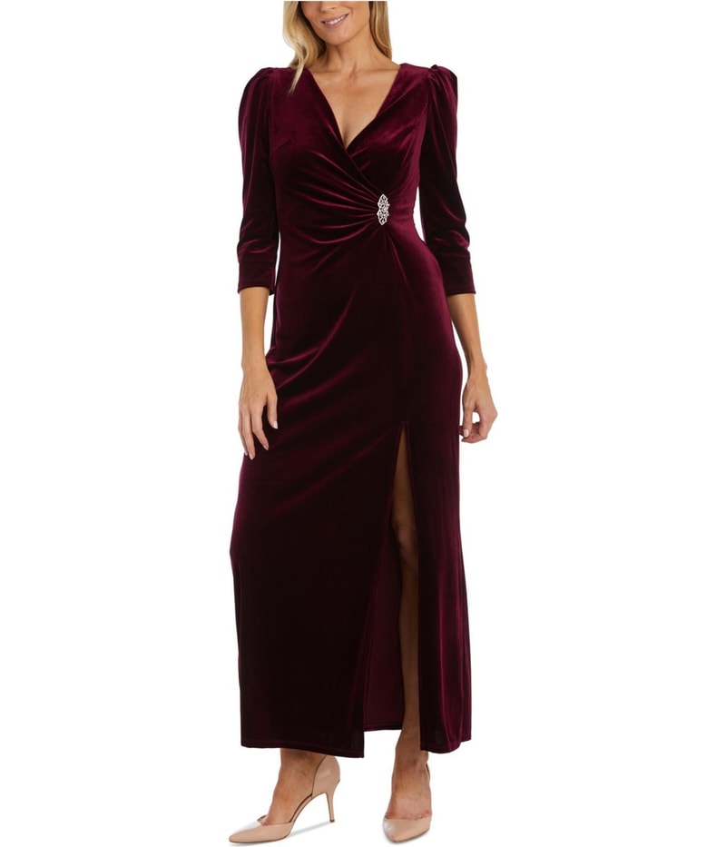 ladies embellished dress Romy Halter neckline Buy R & M Richards