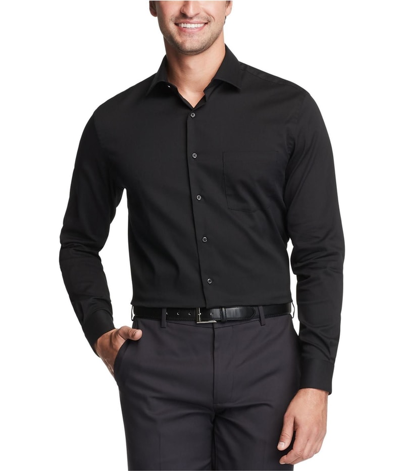 Van Heusen Mens Stain Shield Button Down Dress Shirt