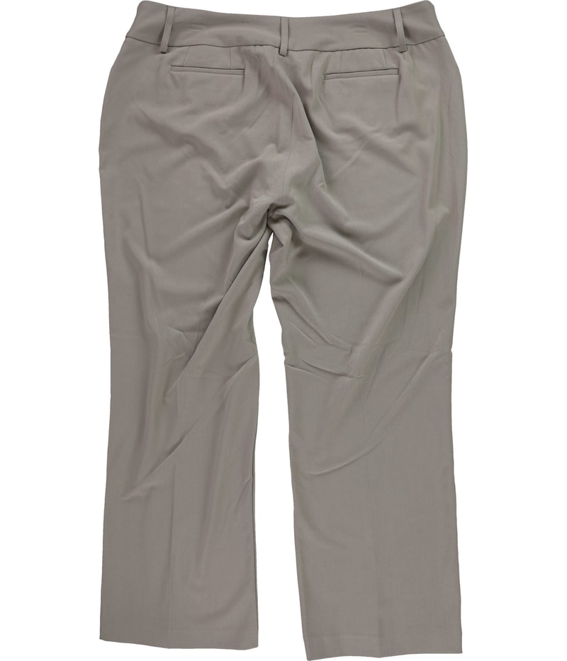 RAFAELLA Womens Solid Casual Trouser Pants