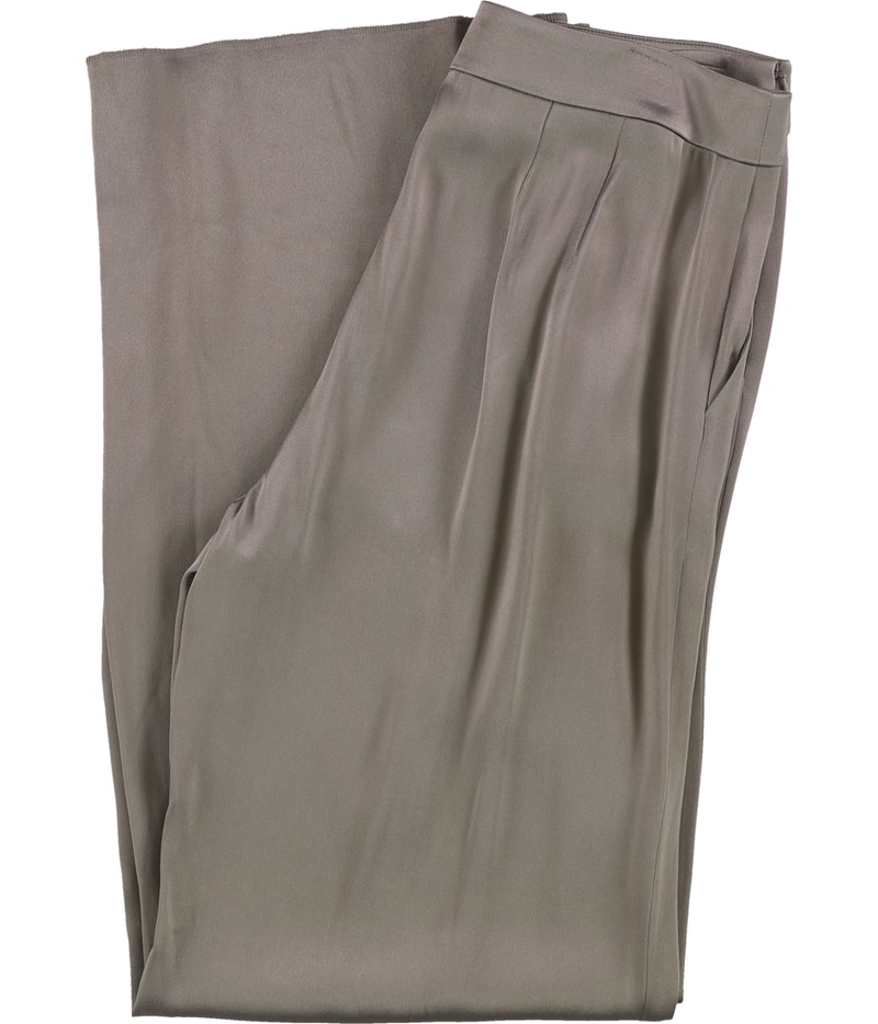 St. John Womens Solid Straight Leg Dress Pants