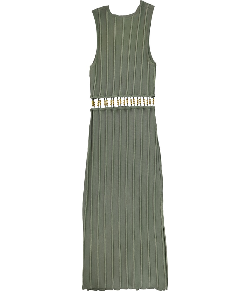 ADRIENNE LANDAU Womens Ribbed Maxi Dress, view 2