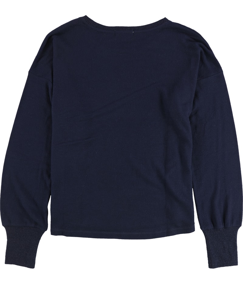 P.J. Salvage Womens Solid Pullover Pajama Sweater