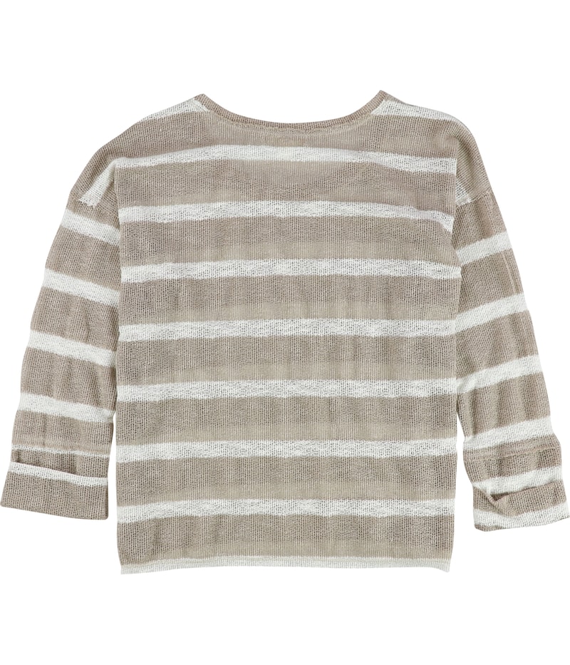 Treasure & Bond Womens Lightweight Stripe Pullover Sweater