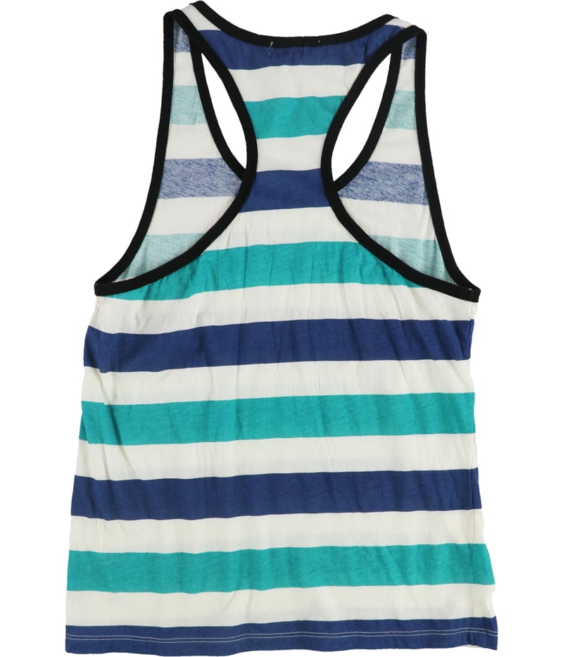 Scratch Womens Striped Racerback Tank Top