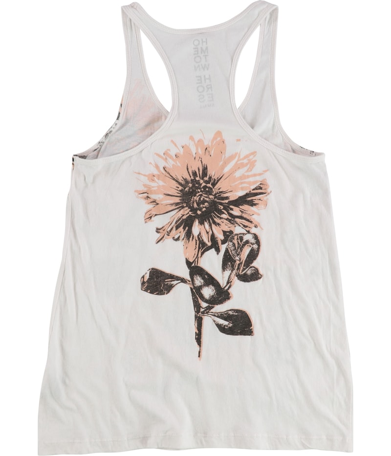 Hometown Heroes Womens Blooming Flowers Racerback Tank Top